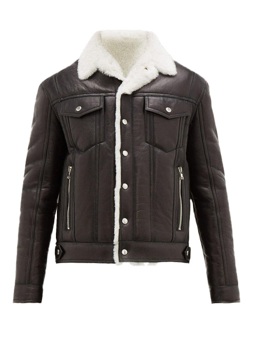 Men’s Urban Streetstyle Shearling Jacket