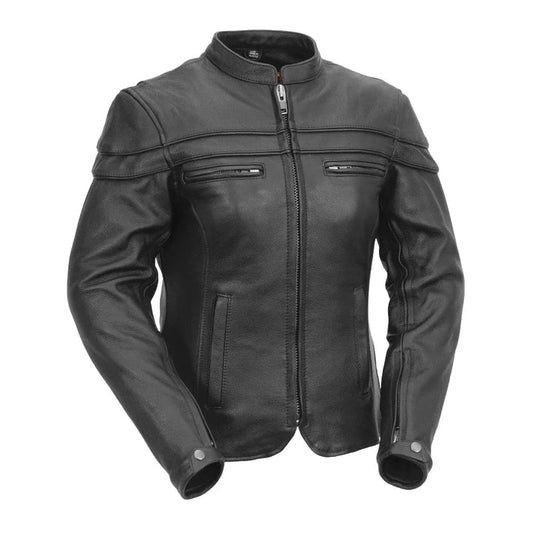 Bravo Bros Maiden Women’s Motorcycle Leather Jacket