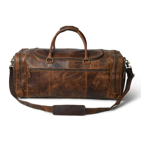 Bravo Bros Voyager Diablos Leather Weekender Bag – Bold & Adventurous Travel Gear