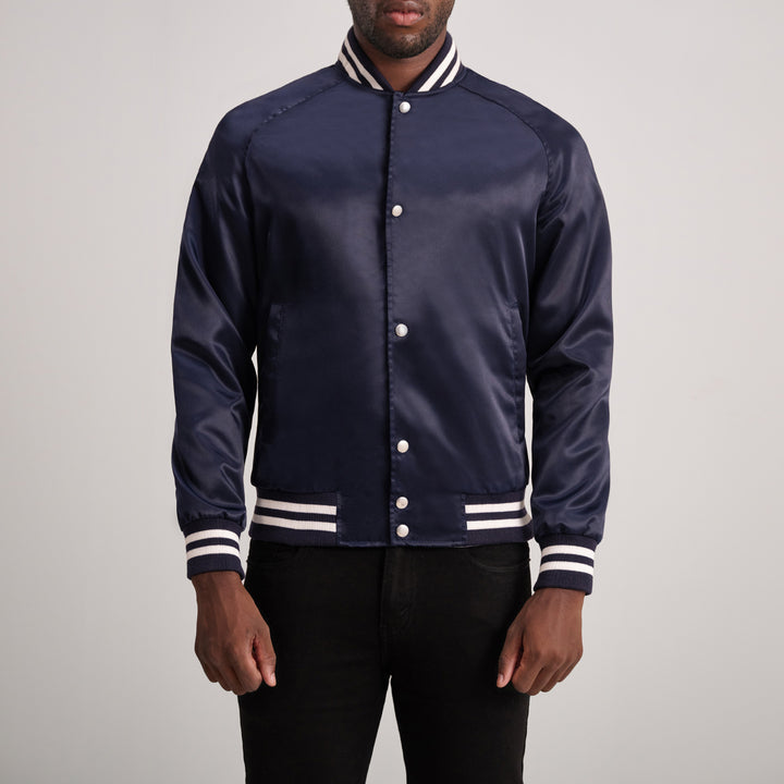Bravo Bros Men’s Blue Varsity Jacket