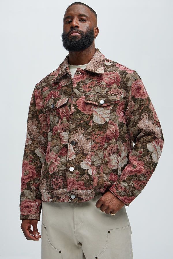 Vintage Tapestry Trucker Jacket