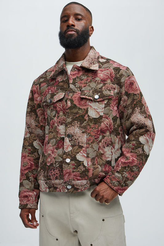 Vintage Tapestry Trucker Jacket