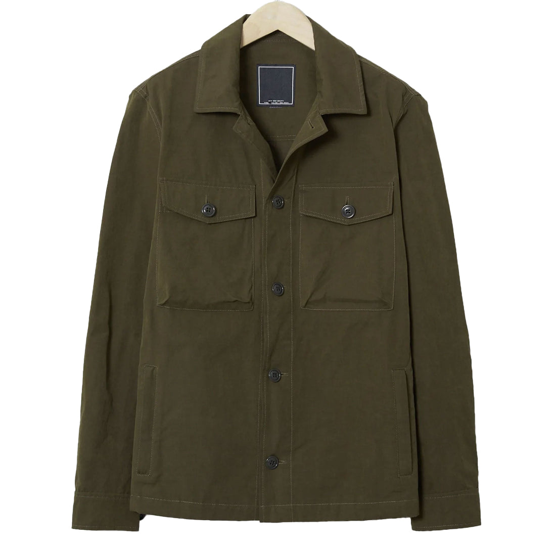 Men’s Green Suede Leather Shirt Jacket