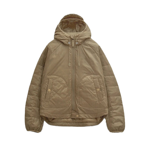 Women’s Yellow Hooded puffer Jacket – Warm, Stylish & Everyday Ready