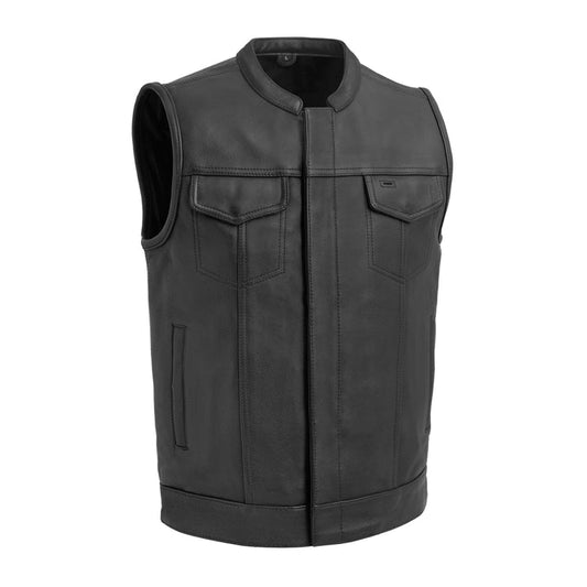Hotshot Men’s Motorcycle Leather Vest