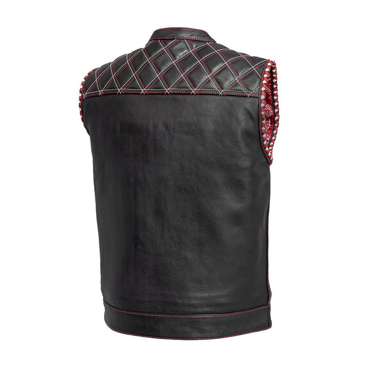 Sinister Men’s Motorcycle Leather Vest