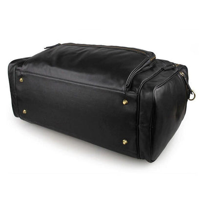 Bravo Bros Heritage Craft Leather Overnighter Bag – Timeless & Elegant Travel Gear