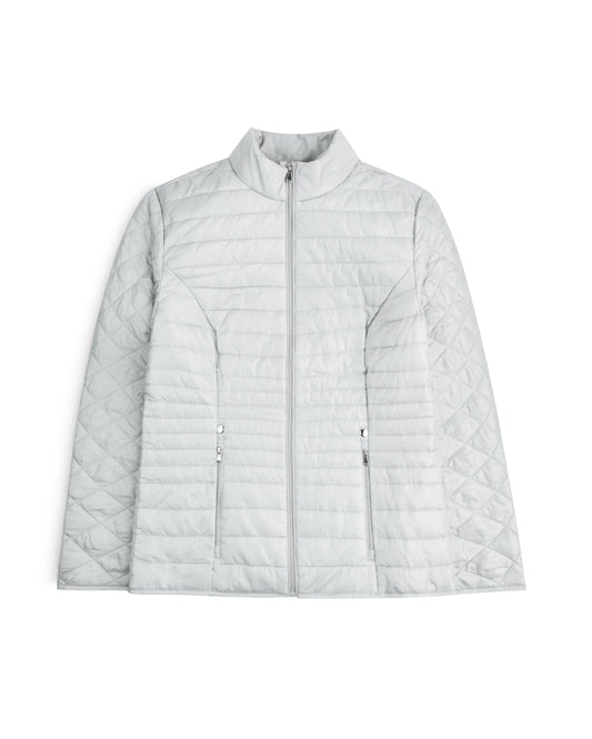 Women’s White Hooded Puffer Jacket – Warm & Stylish by Bravo Bros