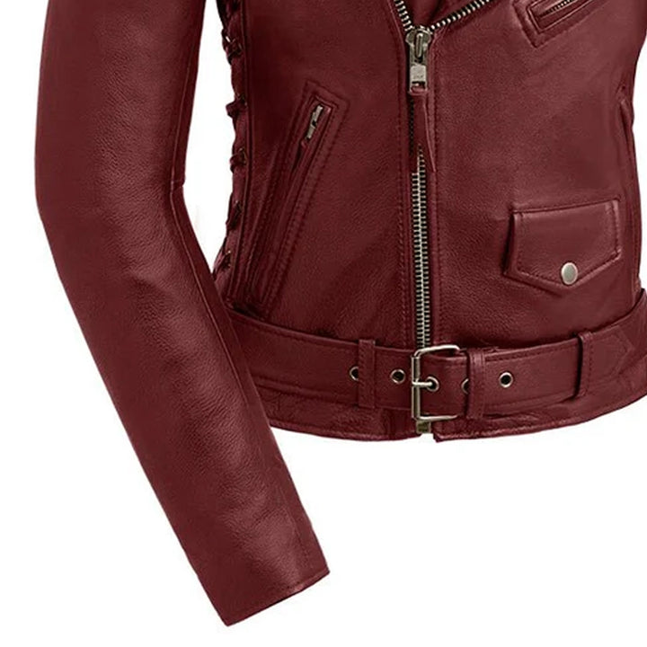 Bravo Bros Popstar Women’s Motorcycle Leather Jacket