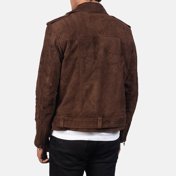 Allaric Alley Mocha Suede Biker Jacket – Urban Luxury Moto Style