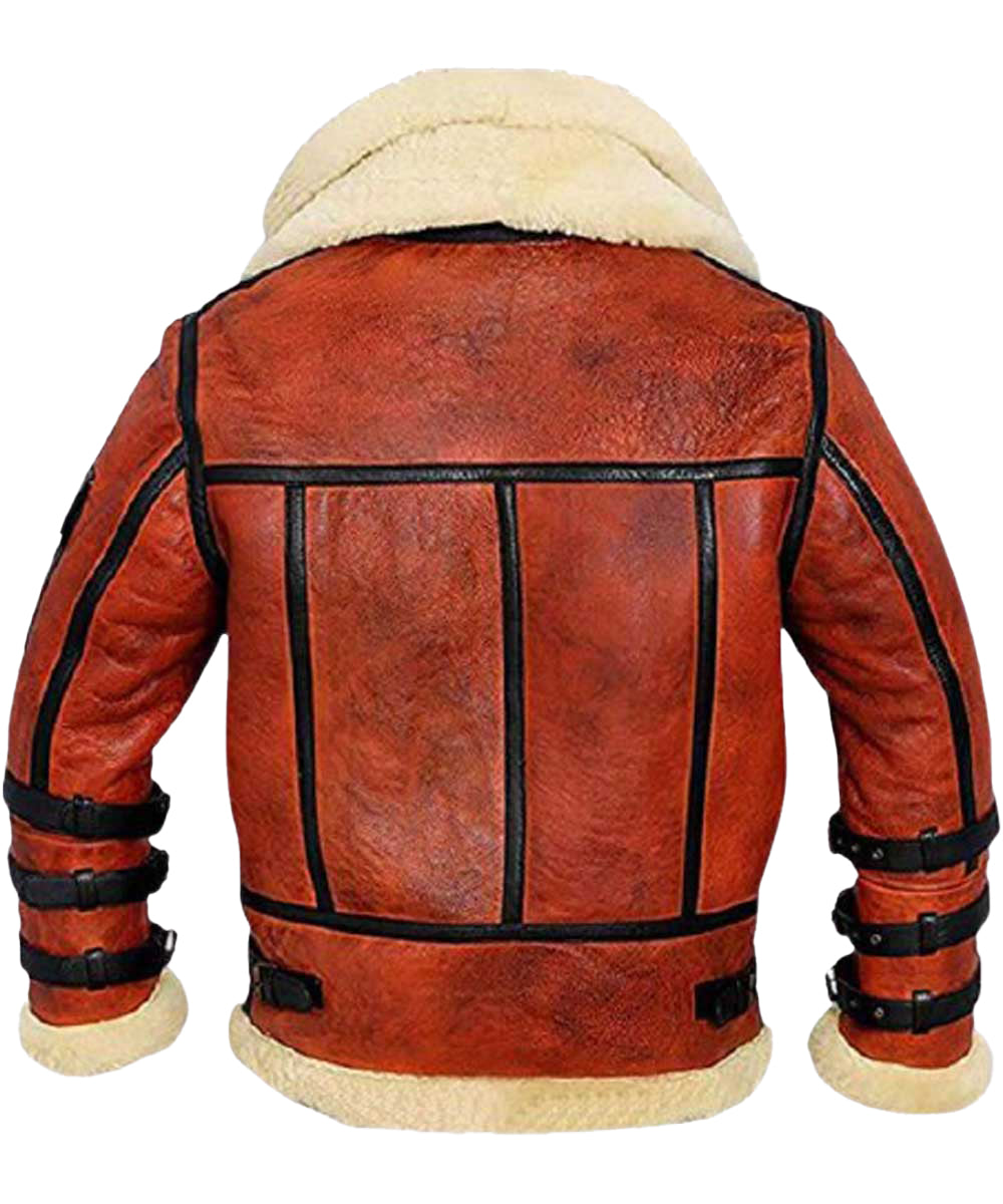 Women’s B6 Aviator Waxed Sheepskin Leather Jacket – Bravo Bros