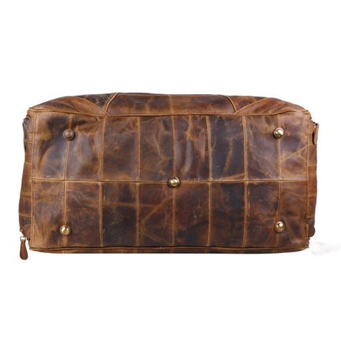 Bravo Bros Nomad Craft Joey Leather Duffel Bag – Durable & Stylish Travel Gear