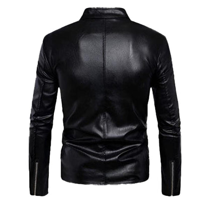 Men’s Classic Leather Fashion Jacket – Timeless & Modern