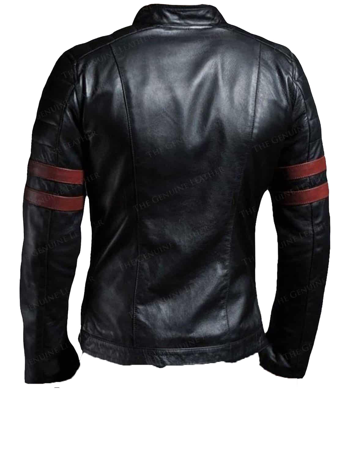 Men’s Slim Fit Biker Leather Jacket – Sleek Moto Style by Bravo Bros