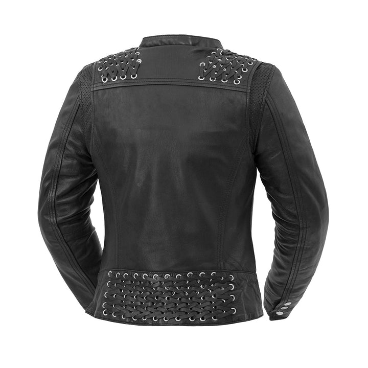 Bravo Bros Black Widow Women’s Motorcycle Leather Jacket