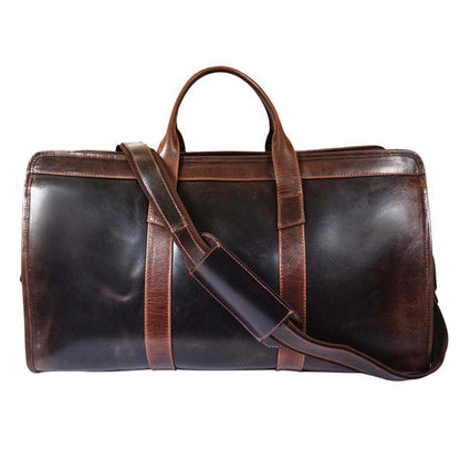 Bravo Bros AtlasCraft Leather Travel Bag – Stylish & Durable Travel Companion