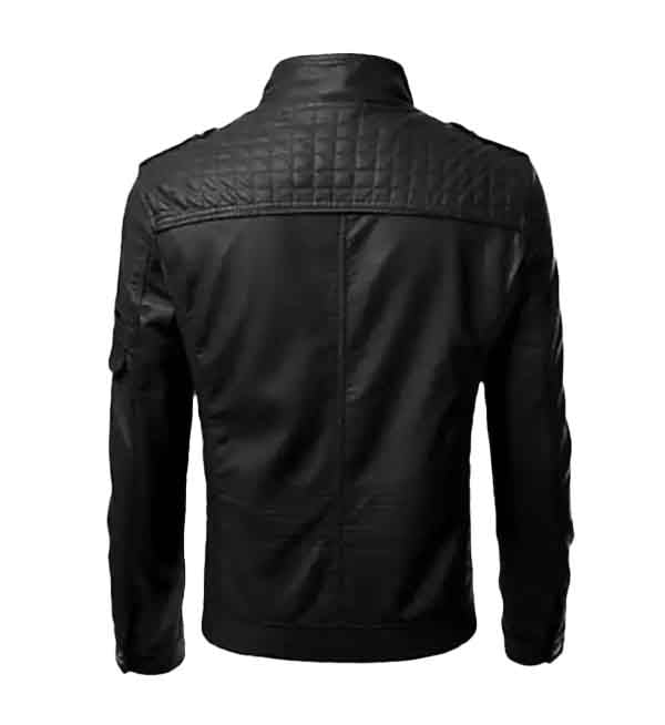 Men’s Designer Leather Biker Jacket – Premium Moto Style by Bravo Bros