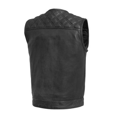 12 Gauge Men’s Leather Motorcycle Vest