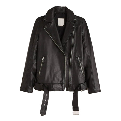 Women’s Biker Lambskin Leather Jacket – Soft & Stylish by Bravo Bros