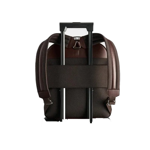 Bravo Bros Men’s Dark Brown Italian Leather Backpack – Premium & Stylish