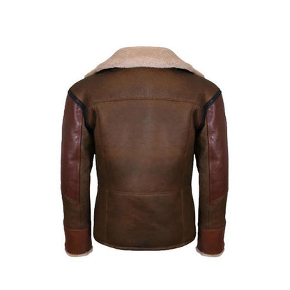 Men’s RAF B3 Aviator Leather Bomber Flying Jacket