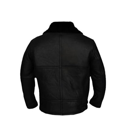 Men’s B3 Aviator Bomber Leather Jacket – Classic & Durable