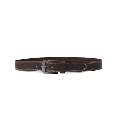 Bravo Bros Men’s Dark Brown Handmade Leather Belt – Classic & Durable