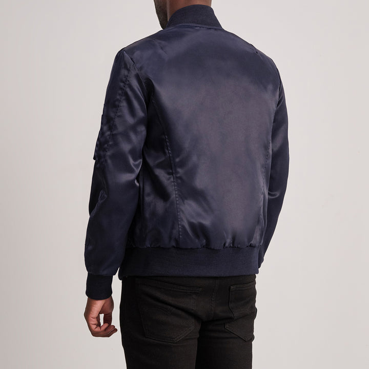 Quinton Blue MA-1 Bomber Jacket