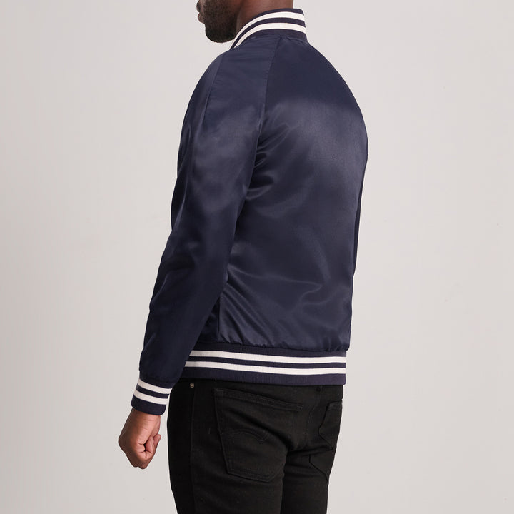 Bravo Bros Men’s Blue Varsity Jacket