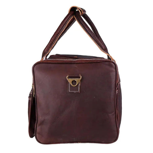 Bravo Bros Voyageur Vintage Leather Duffle Bag – Classic & Timeless Travel Bag