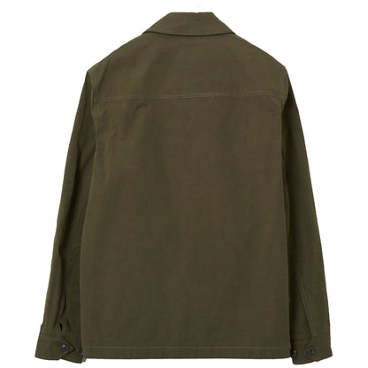 Men’s Green Suede Leather Shirt Jacket