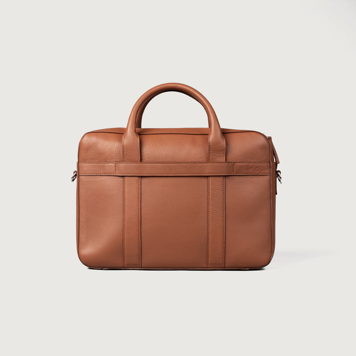 Captain Brown Leather Briefcase – Executive Professional Style