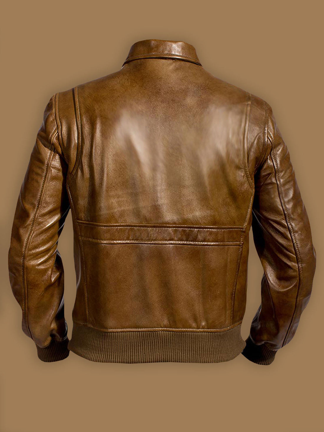 Bravo Bros  Men’s Traditional Brown Leather Jacket