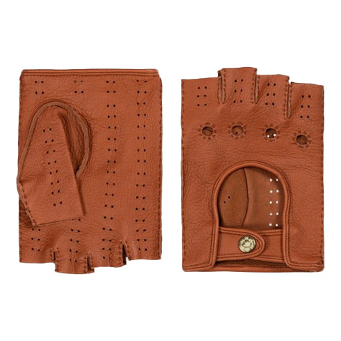 Bravo Bros Men’s Brown Sheepskin Leather Driving Gloves – Stylish & Comfortable