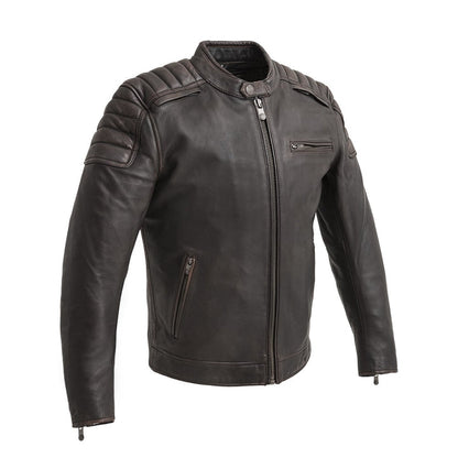 Crusader Men’s Motorcycle Leather Jacket