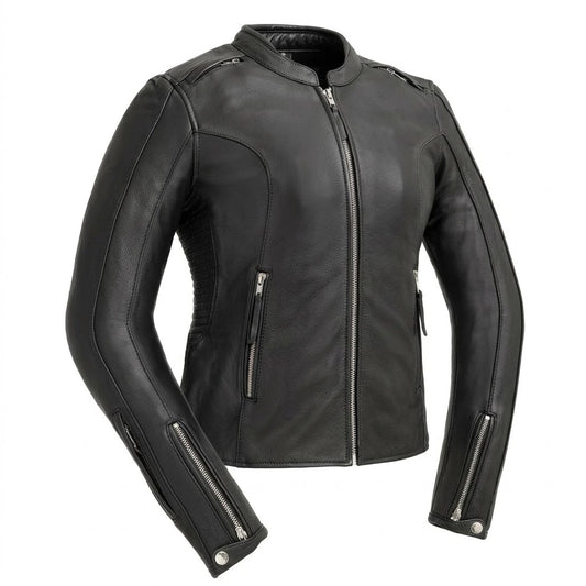 Cyclone Women’s Motorcycle Leather Jacket