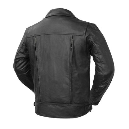 Mastermind Men’s Motorcycle Leather Jacket