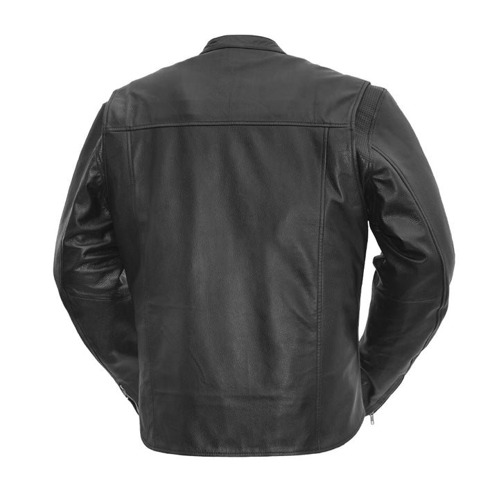 Rocky Men’s Classic Motorcycle Leather Jacket