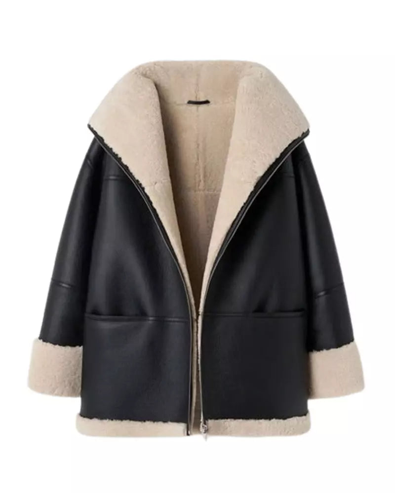 Women’s B3 RAF Aviator Sheepskin Leather Jacket