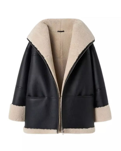 Women’s B3 RAF Aviator Sheepskin Leather Jacket
