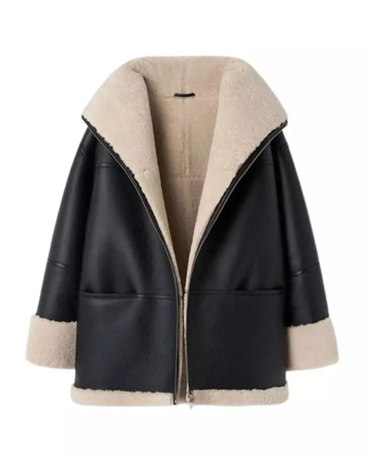 Women’s B3 RAF Aviator Sheepskin Leather Jacket