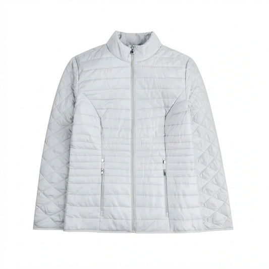 Women’s White Hooded Puffer Jacket