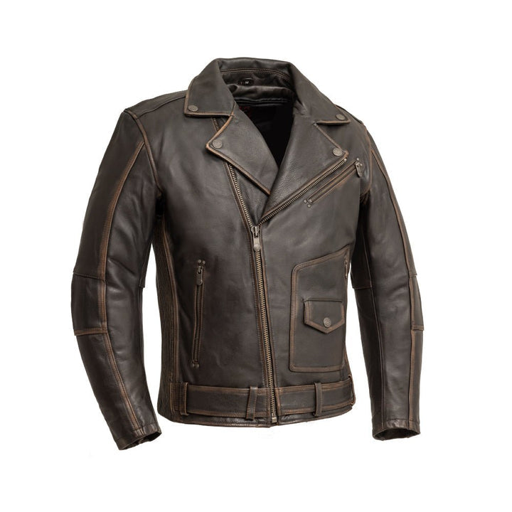 Wrath Men’s Motorcycle Leather Jacket